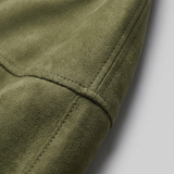 Valentin | Veste bomber effet suédé pour homme à col montant