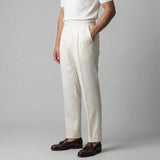 Hugo | Pantalon ajusté à plis pour homme