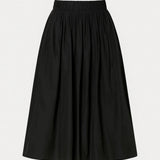 Seravelle | Jupe Midi Plissée à Taille Élastique