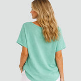 Éléna | T-Shirt Oversize à Col en V