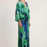 Maëlys | Robe Maxi à Décolleté en V et Taille Nouée
