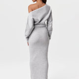 Solange | Robe Maxi en Tricot Élégante et Confortable