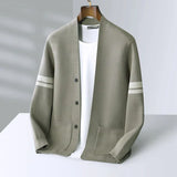 Romain | Cardigan Homme en Maille Mérinos à Boutons