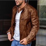 Éléonore | Veste en Cuir Élégante Résistante aux Intempéries