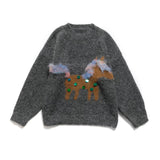 Maëlle | Pull en maille douce à motif poney