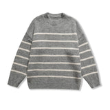 Océane | Pull en maille à rayures au style décontracté