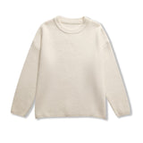 Lucie | Pull en tricot à col rond coupe décontractée