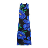 Albane | Robe Maxi Florale Élégante à Coupe Fluide