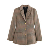 Chloé | Blazer structuré double boutonnage à boutons dorés