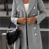 Sylvie | Manteau femme double boutonnage élégant