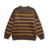 Océane | Pull en maille à rayures au style décontracté
