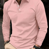Gabriel | Chemise polo à manches longues élégante pour homme