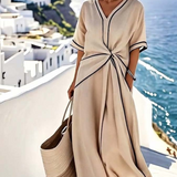 Solène | Robe décontractée légère à décolleté en V