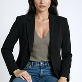 Victoire | Blazer longline élégant femme à coupe structurée moderne