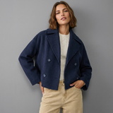 Émilie | Manteau femme court à double boutonnage