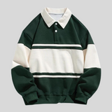 Romain | Pull polo homme avec col à revers et doublure douce