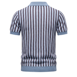 Alexandre | Polo homme en tricot à rayures verticales