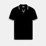 Gaspard | Polo homme manches courtes à col contrasté élégant