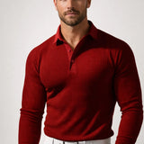 Mathis | Polo Slim Fit Homme à Manches Longues