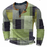 Lucien | Pull Homme Colorblock à Col Henley