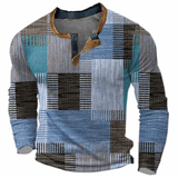 Lucien | Pull Homme Colorblock à Col Henley