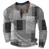 Lucien | Pull Homme Colorblock à Col Henley