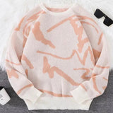 Théodore | Pull homme en tricot à motif Graffiti-Jacquard
