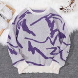 Théodore | Pull homme en tricot à motif Graffiti-Jacquard