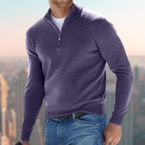 Gabrielle | Pull homme à col montant avec fermeture éclair