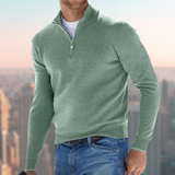 Gabrielle | Pull homme à col montant avec fermeture éclair
