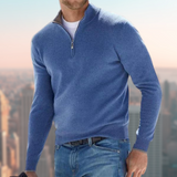 Gabrielle | Pull homme à col montant avec fermeture éclair