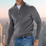 Gabrielle | Pull homme à col montant avec fermeture éclair