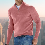 Gabrielle | Pull homme à col montant avec fermeture éclair