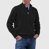 Célestin | Pull homme à col montant et demi-zip