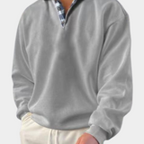 Mireille | Pull homme à col polo et coupe décontractée