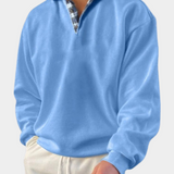 Mireille | Pull homme à col polo et coupe décontractée