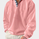 Mireille | Pull homme à col polo et coupe décontractée