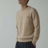 Władysław | Pull en tricot homme à col rond et coupe normale