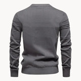 Władysław | Pull en tricot homme à col rond et coupe normale