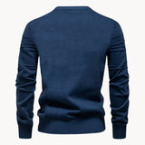 Władysław | Pull en tricot homme à col rond et coupe normale