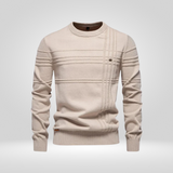Władysław | Pull en tricot homme à col rond et coupe normale