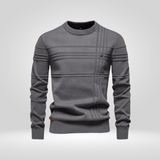 Władysław | Pull en tricot homme à col rond et coupe normale