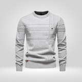 Władysław | Pull en tricot homme à col rond et coupe normale