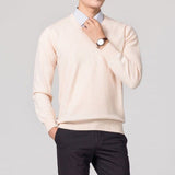 Bolesław | Pull en cachemire pour homme à col V classique