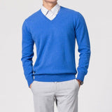 Bolesław | Pull en cachemire pour homme à col V classique