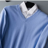 Bolesław | Pull en cachemire pour homme à col V classique