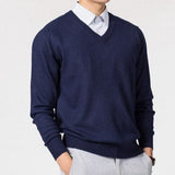 Bolesław | Pull en cachemire pour homme à col V classique