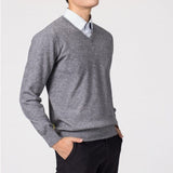 Bolesław | Pull en cachemire pour homme à col V classique