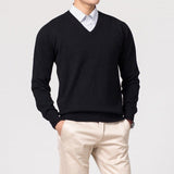 Bolesław | Pull en cachemire pour homme à col V classique