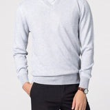 Bolesław | Pull en cachemire pour homme à col V classique